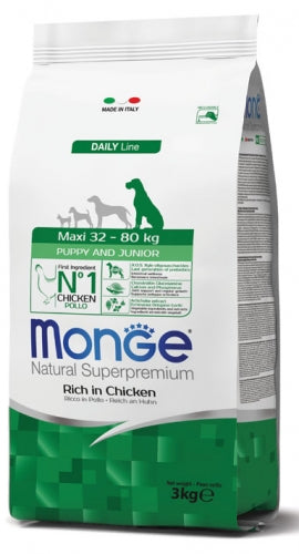 Monge Superpremium Puppy Maxi Pollo e Riso 12kg
