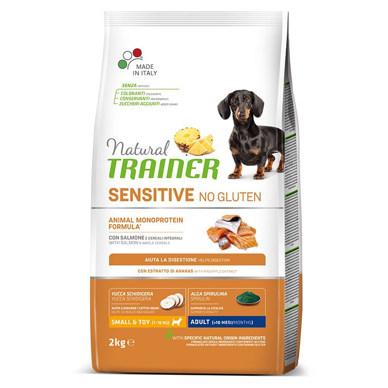 Natural Trainer Sensitive No Gluten Mini Adult con Salmone 2kg