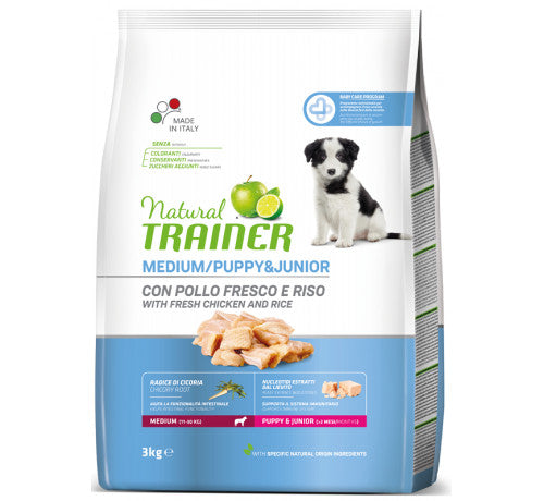 Natural Trainer MEDIUM PUPPY 3KG