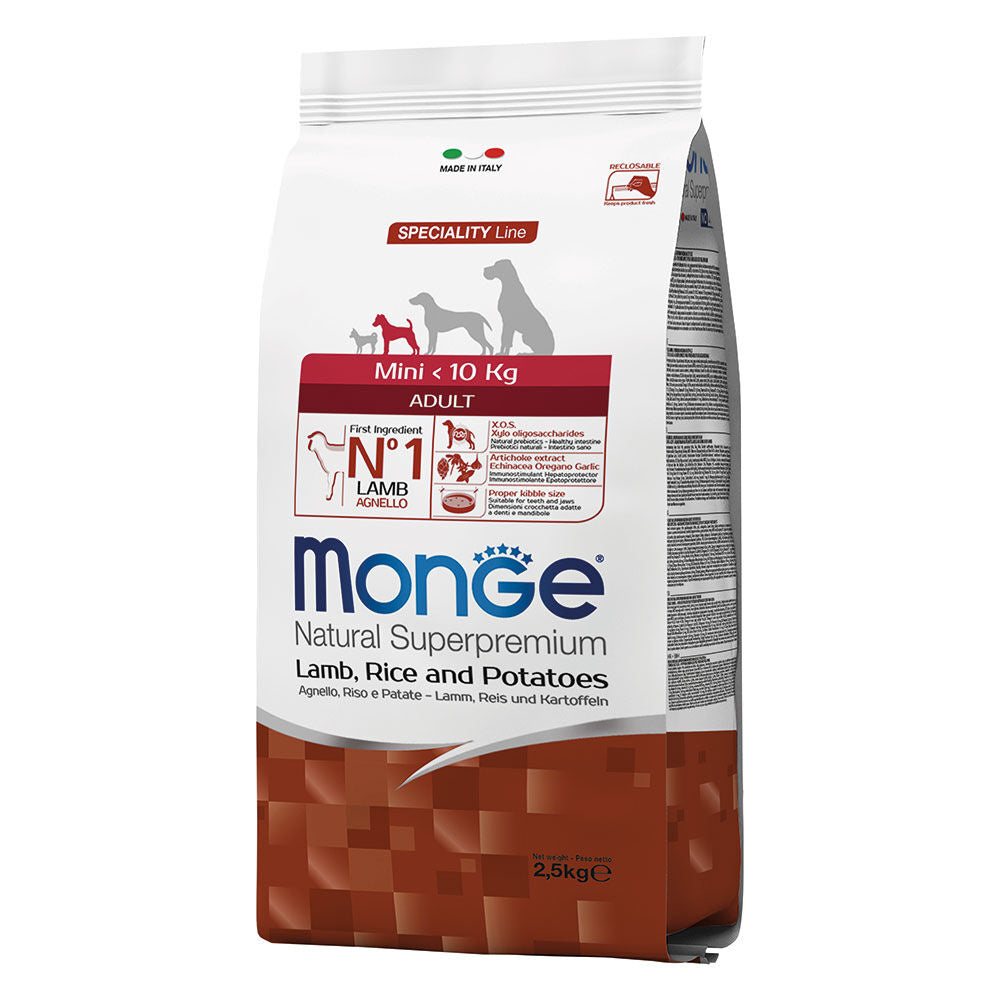 MONGE MINI ADULT 7.5KG AGNELLO
