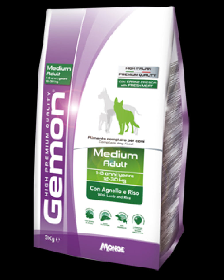 GEMON ADULT AGNELLO E RISO 15KG