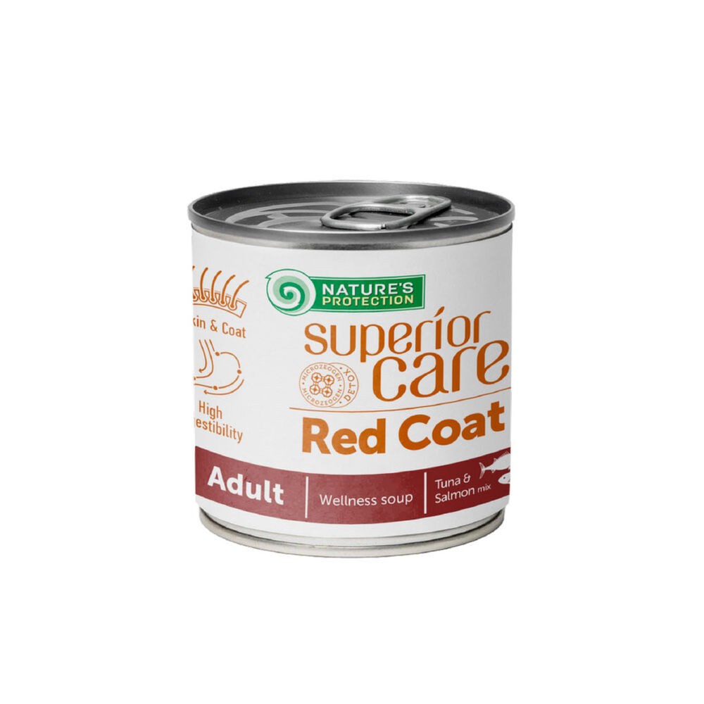 NATURE'S PROTECTION SUPERIOR CARE SOUP RED COAT SALMONE E TONNO 140ml