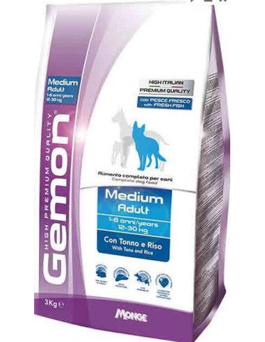 GEMON ADULT MEDIUM TONNO 15KG