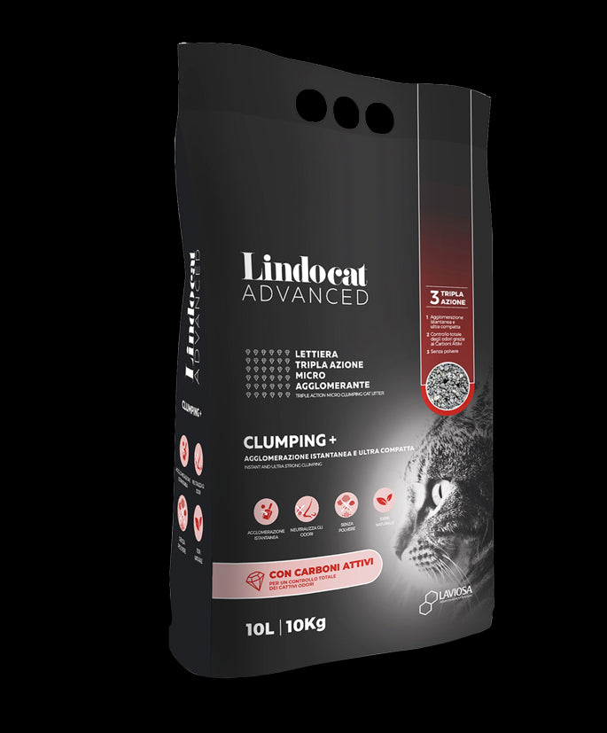 Lindo Cat Clumping con Carboni Attivi 10l