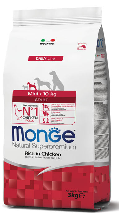 Monge Natural Superpremium Mini Adult Pollo 3kg