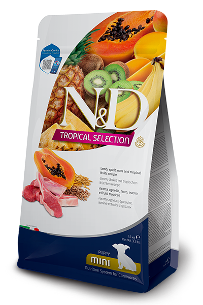 N&D DOG TROPICAL LAMB PUPPY MINI 1,5kg