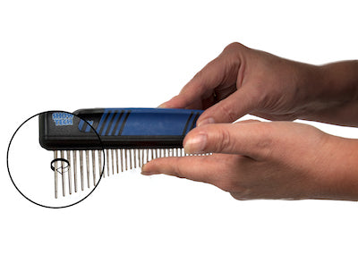 SHOW TECH PETTINE con denti rotanti 25 cm, per cani a pelo lungo e liscio