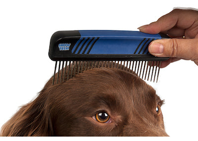 SHOW TECH PETTINE con denti rotanti 25 cm, per cani a pelo lungo e liscio
