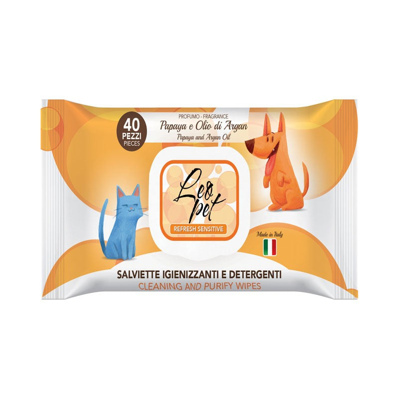 LEOPET SALVIETTINE 40 PEZZI