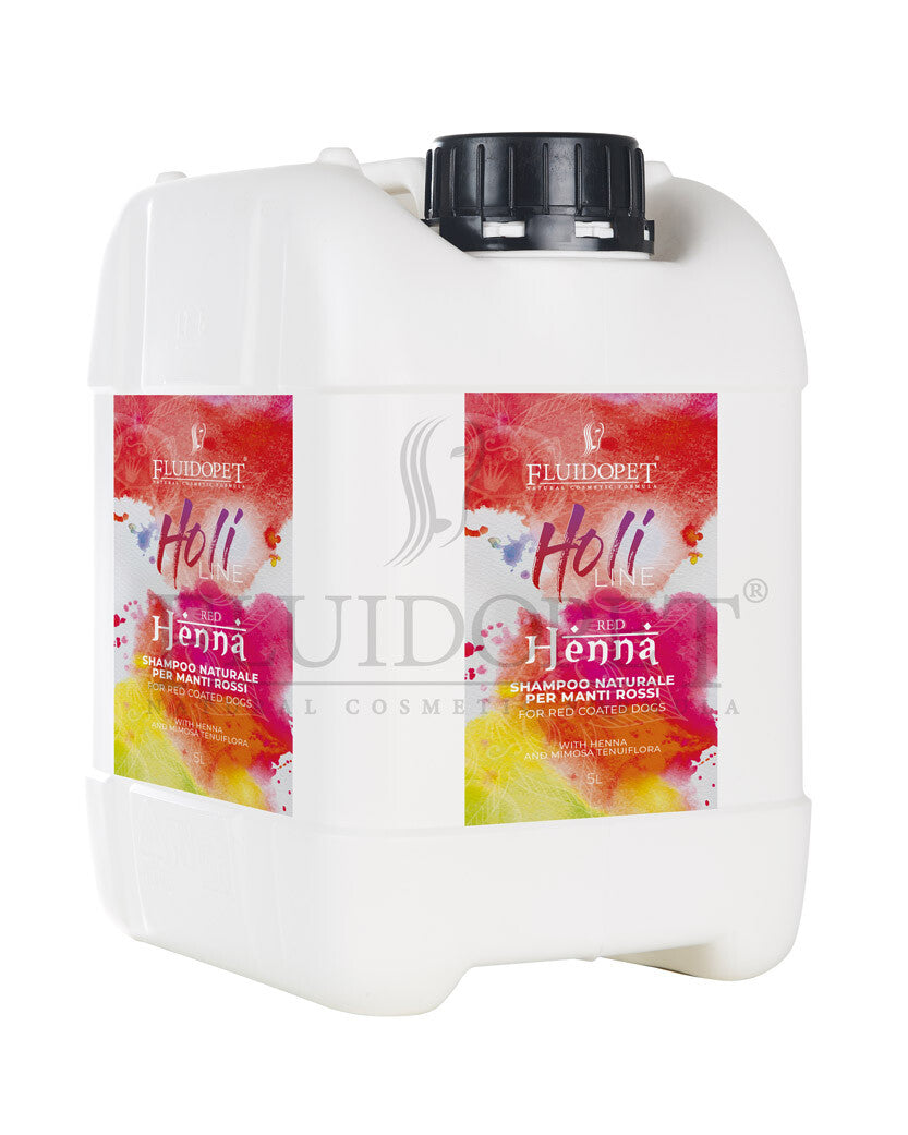 Henné Shampoo Naturale per manti rossi Fluidopet