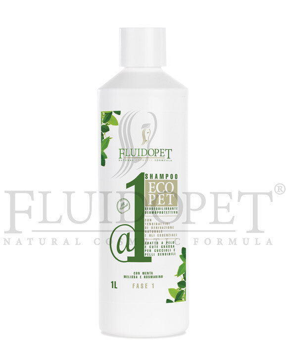 SHAMPOO FLUIDOPET @1 ECOPET SEBOEQUILIBRANTE E SGRASSANTE