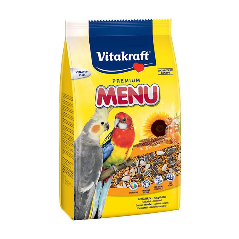 VITAKRAFT MENU PREMIUM PARROCCHETTI 1KG