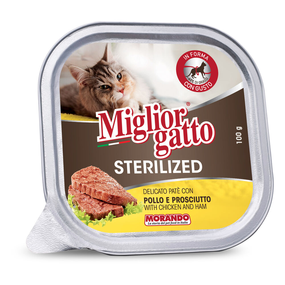 MIGLIOR GATTO STERILIZZATO PATE' 100gr