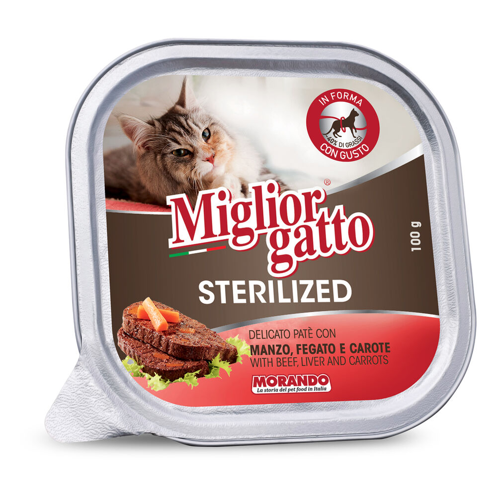 MIGLIOR GATTO STERILIZZATO PATE' 100gr