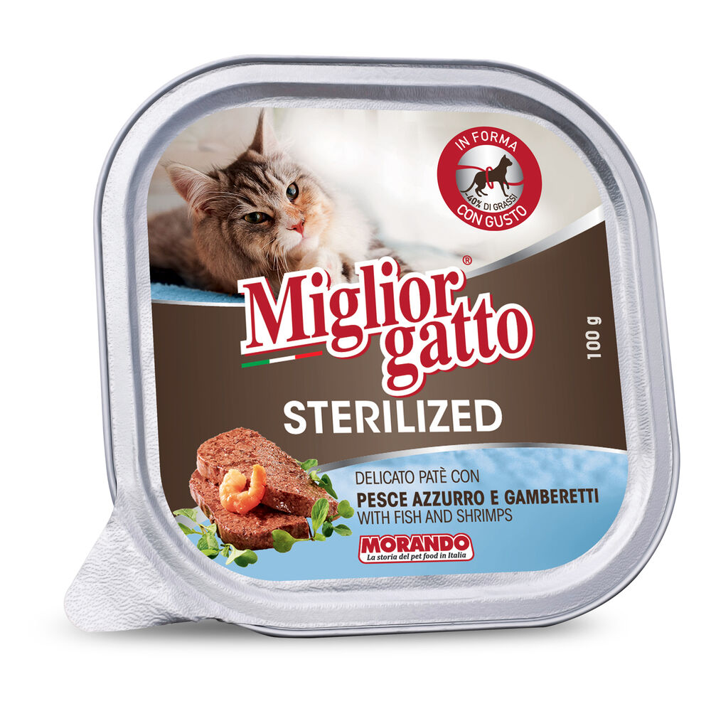 MIGLIOR GATTO STERILIZZATO PATE' 100gr