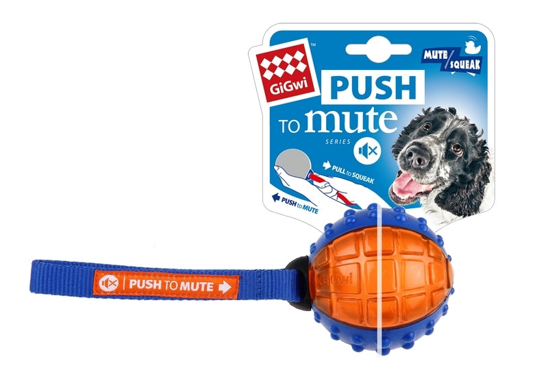 GIGWI REGULAR BALL 'PUSH TO MUTE'