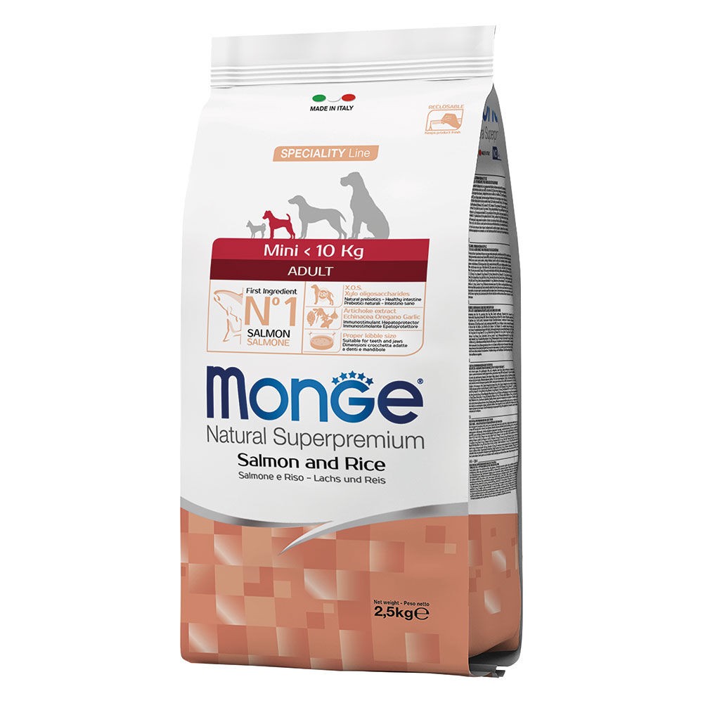 MONGE MINI SALMONE 2.5KG