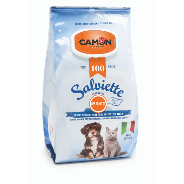 CAMON SALVIETTINE BERGAMOTTO 100PEZZI