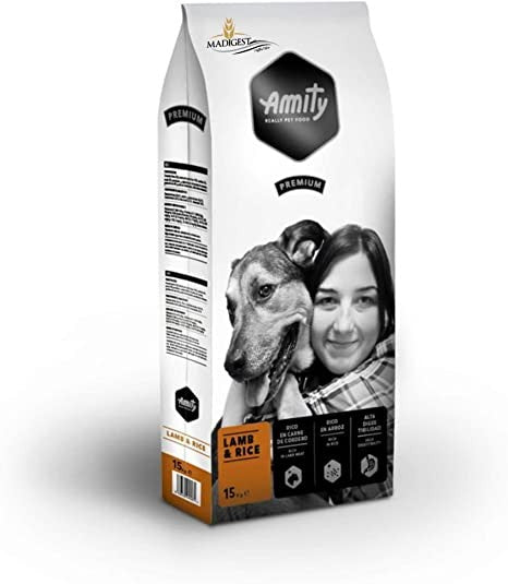 AMITY PREMIUM AGNELLO E RISO 15KG