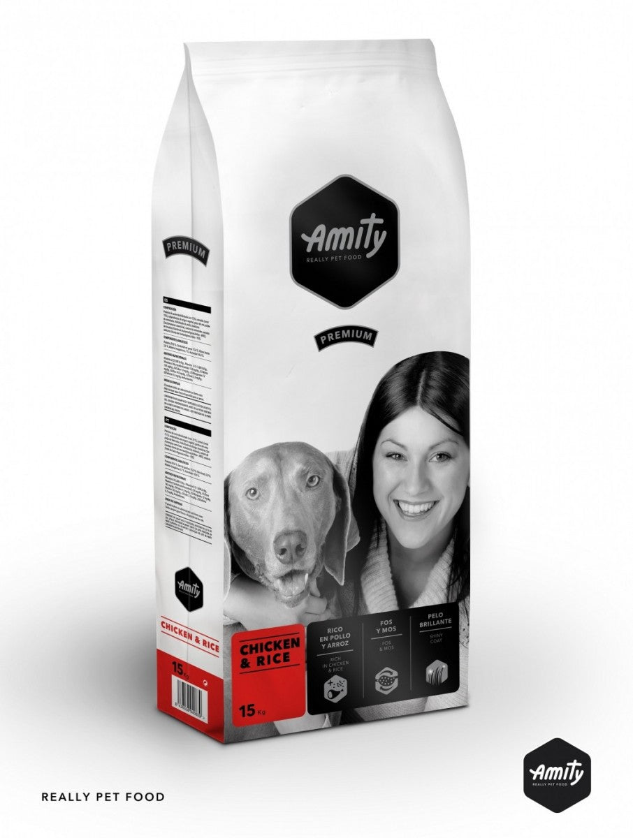 AMITY PREMIUM POLLO E RISO 15KG