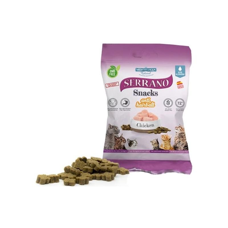SERRANO SNACK GATTO ANTI HAIRBALL 50GR