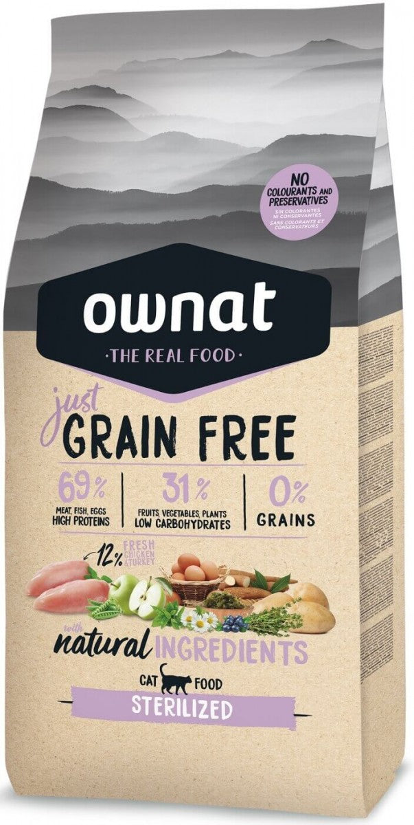 OWNAT JUST GRAIN FREE STERILIZZATO 1KG