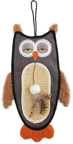 GiGwi Owl Cat Scratcher Con Catnip