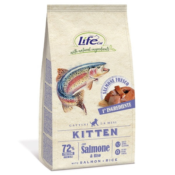 LIFE CAT Kitten Salmone 400gr
