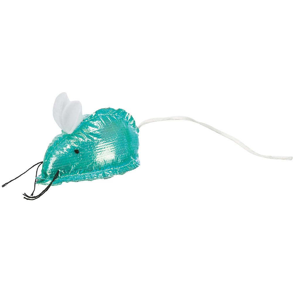 Trixie topo glitterato con Catnip 7cm