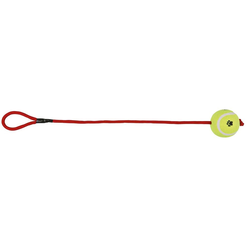 Trixie Palla da tennis con Corda 6cm/50cm