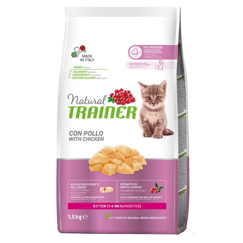 Natural Trainer Kitten Pollo Fresco 1,5kg