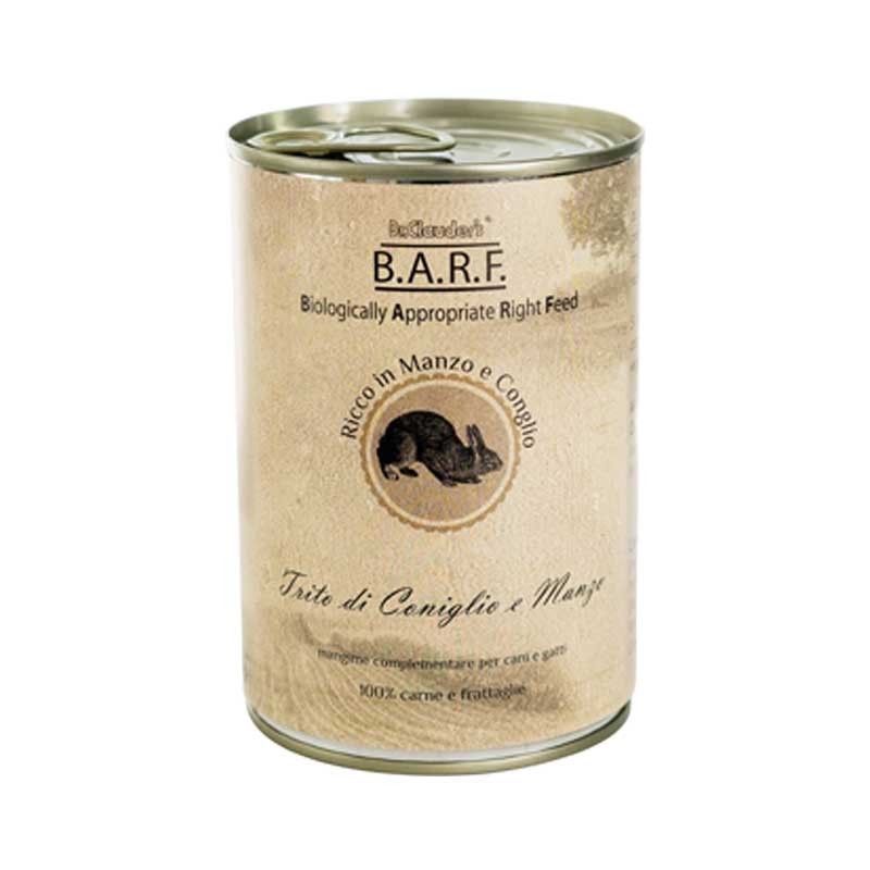 BARF Trito Coniglio e Manzo 400gr