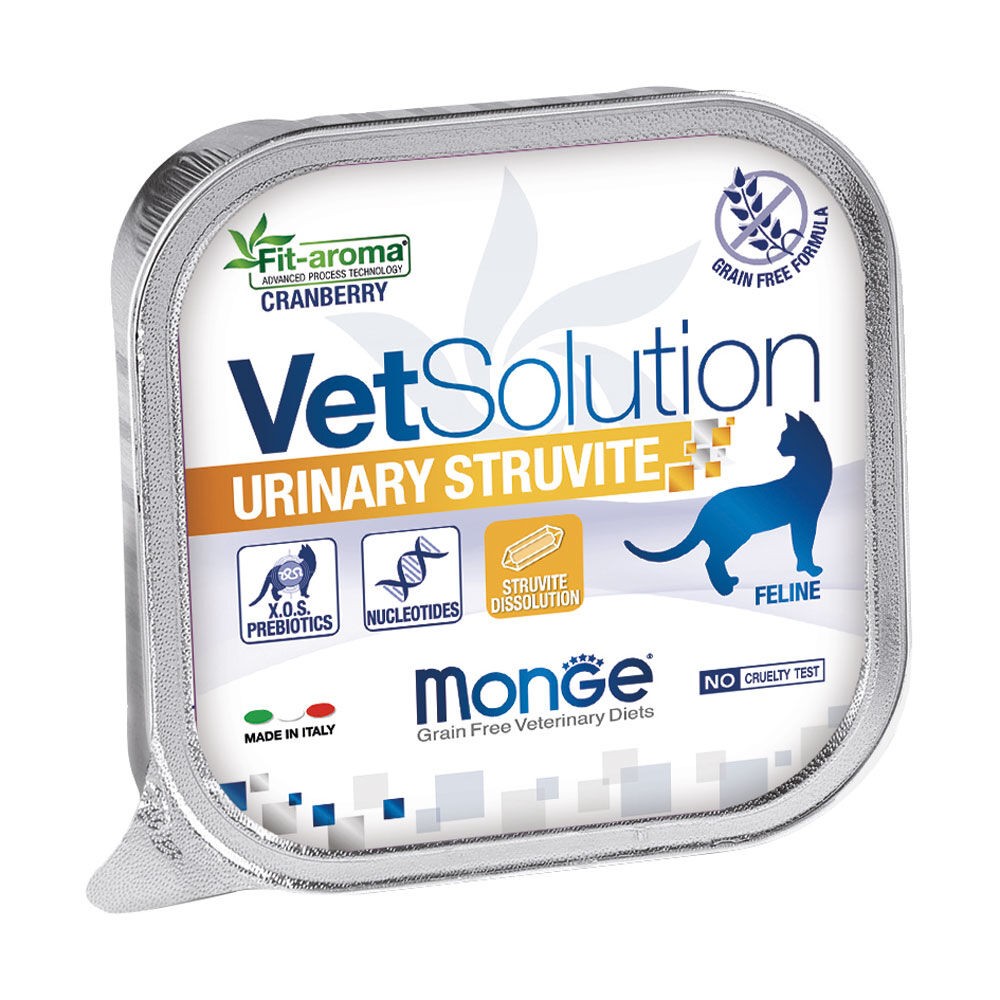 Monge VetSolution Urinary Struvite100gr Gatto