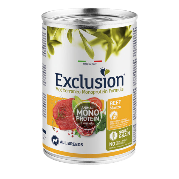 Exclusion Mediterraneo Manzo 400gr