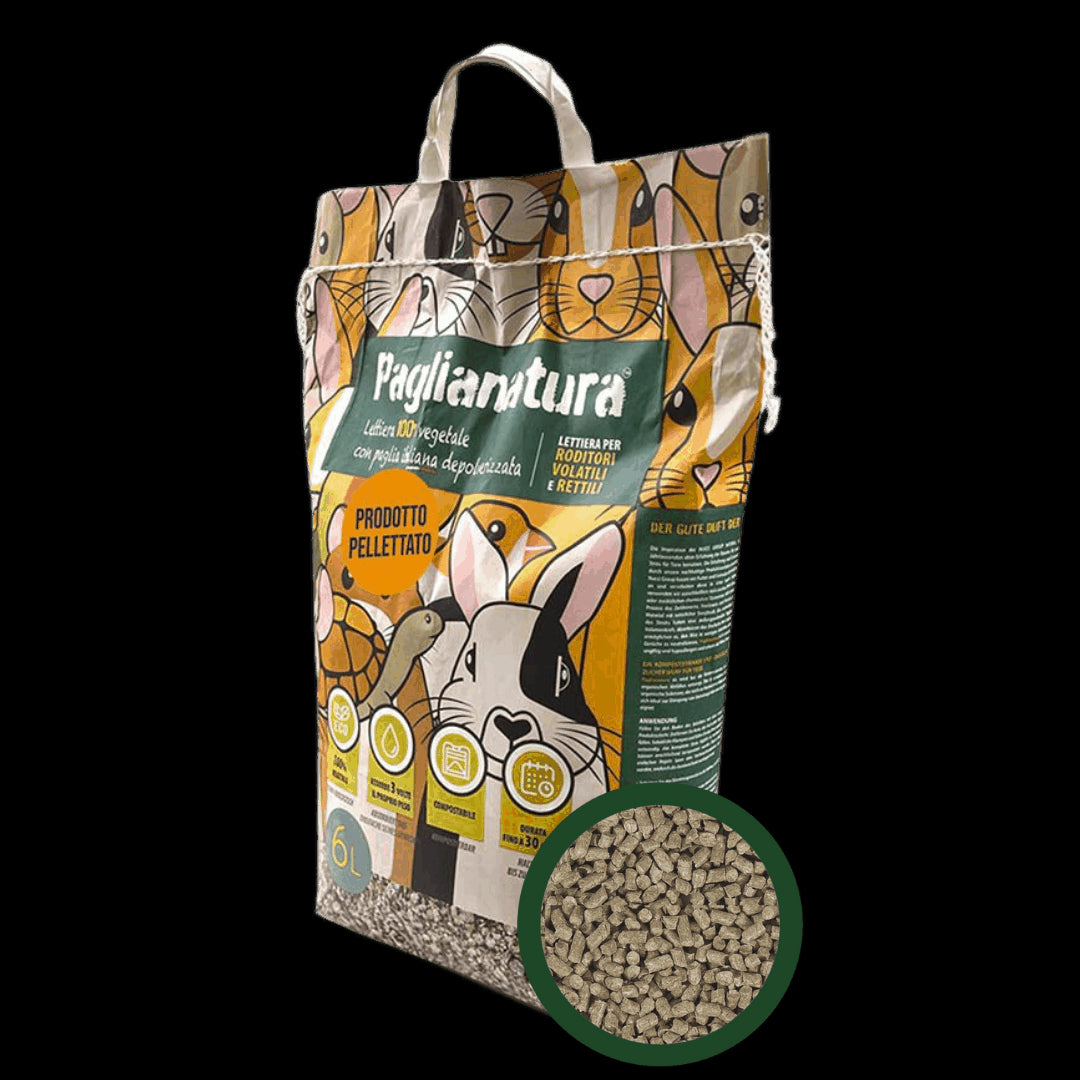Paglianatura Lettiera per Roditori 100% vegetale