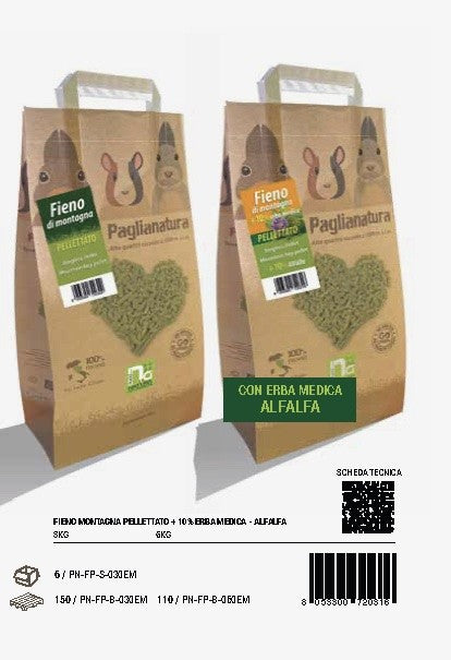 Paglianatura Fieno Pellet 3kg