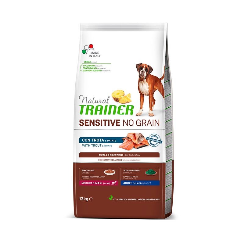 Natural Trainer Sensitive trota No Grain Medium Adult