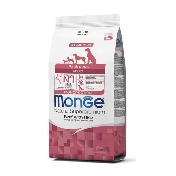 MONGE ADULT ALL BREED MANZO 12KG