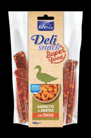LIFE BARRETTE ANATRA CON ZUCCA 100gr