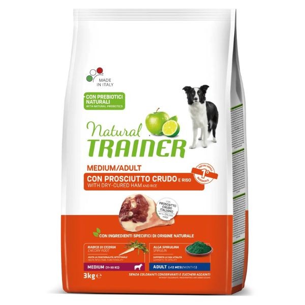 Natural Trainer MEDIUM PROSCIUTTO CRUDO 3KG
