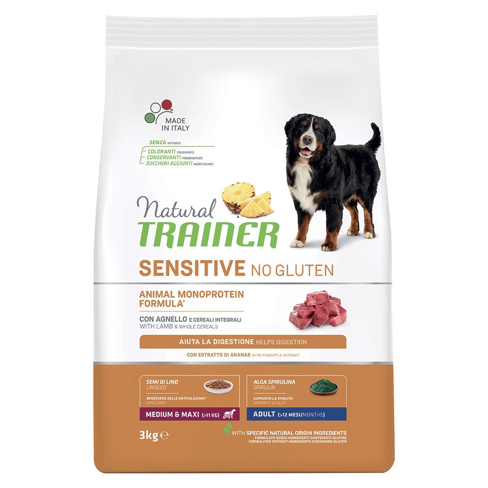 Natural Trainer Medium Agnello 3kg