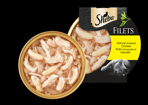Sheba Filets Pollo Sminuzzato al Naturale 16x60gr