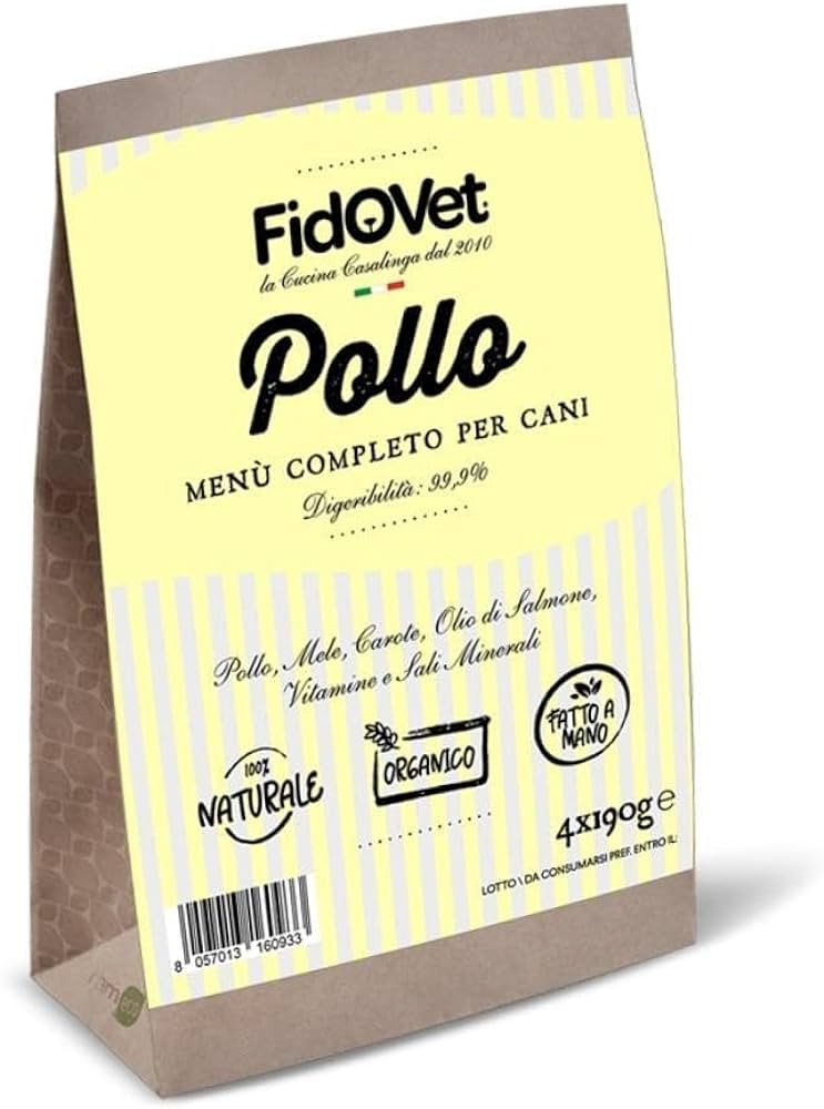 FIDOVET Menù Fresco Pollo 4x190g