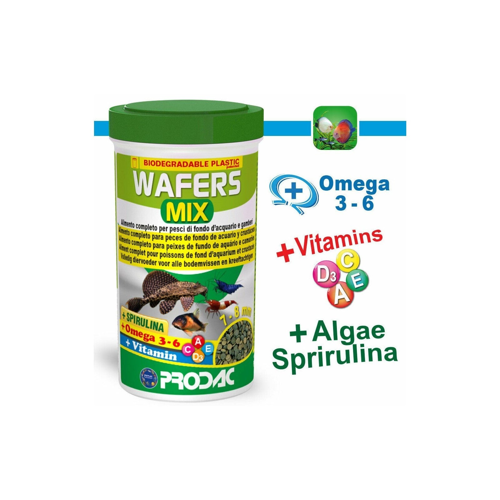 Prodac wafers mix 100ml