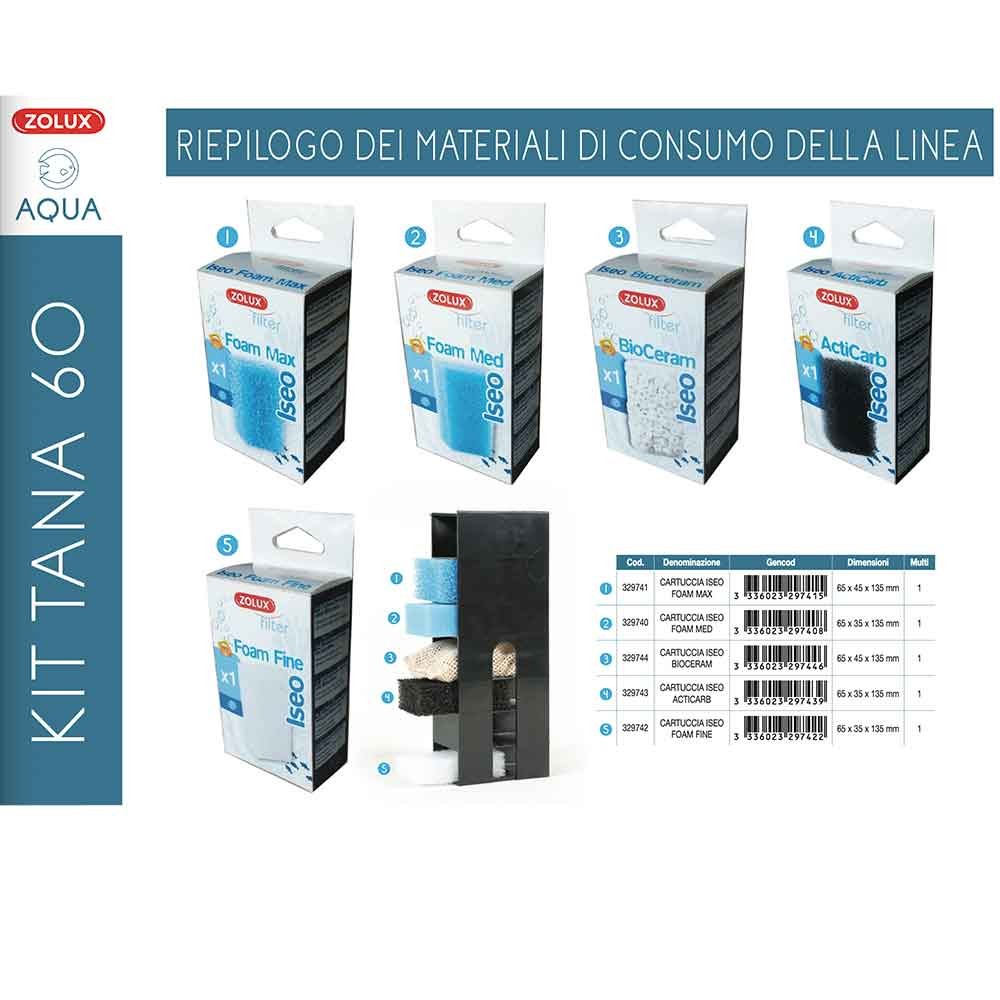 Acquario Aqua Tana 60 Grigio