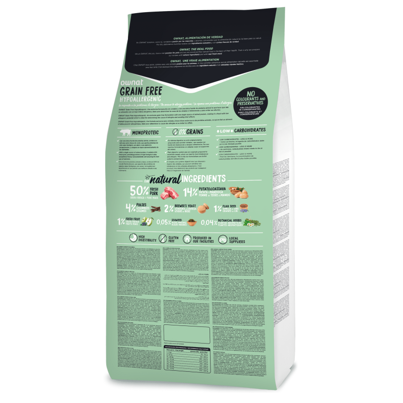 Ownat Grain Free Hypo Maiale