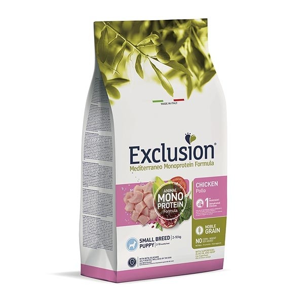 EXCLUSION PUPPY SMALL POLLO 500GR