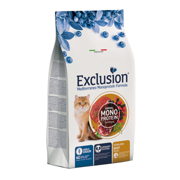 Exclusion gatto sterilizzato Manzo 300gr