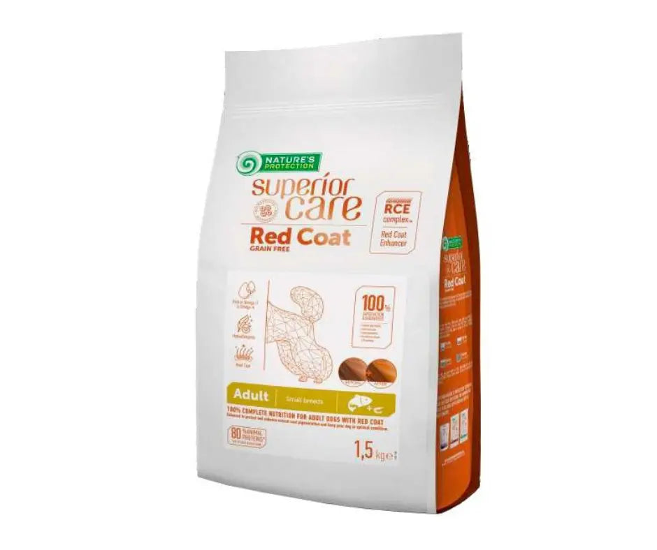 NATURE'S PROTECTION SUPERIOR CARE RED COAT ADULT SALMONE E KRILL SMALL
