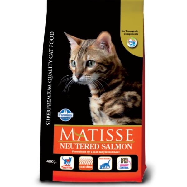 mATISSE CAT NETURED STER. SALMON 10KG